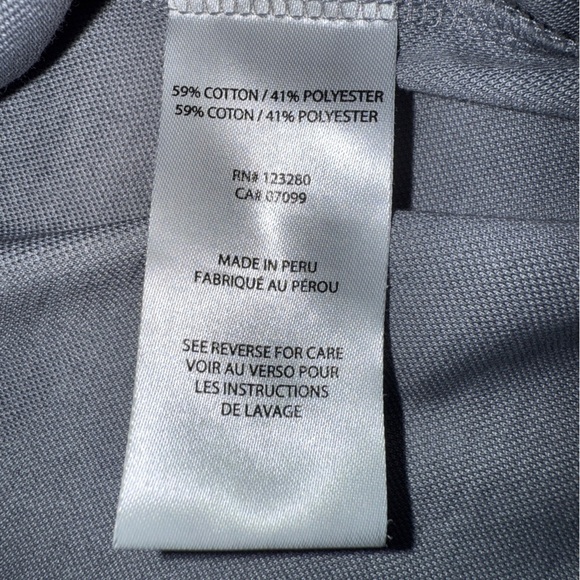 Travis Mathew Palm Leaf Performance Golf Polo Shirt Gray Men’s XL Stretch - Picture 8 of 10